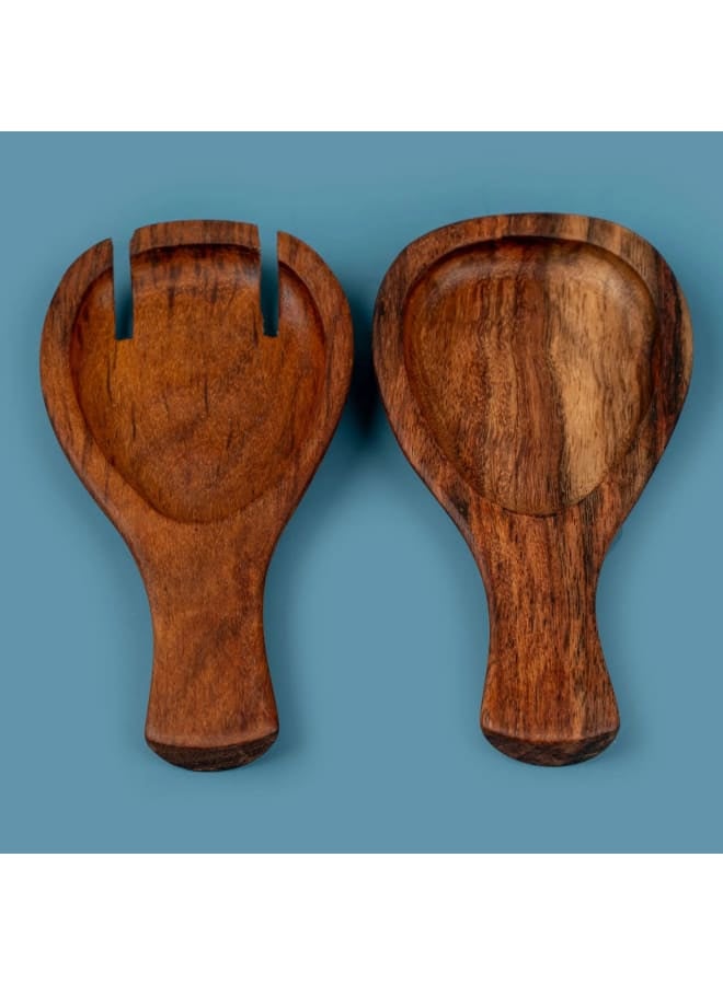 ملاعق خشبية محفورة – قطعتان